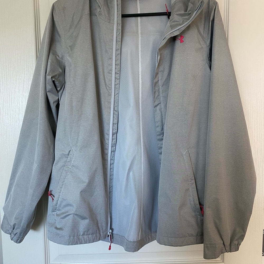 Under Armour White Mesh Jacket